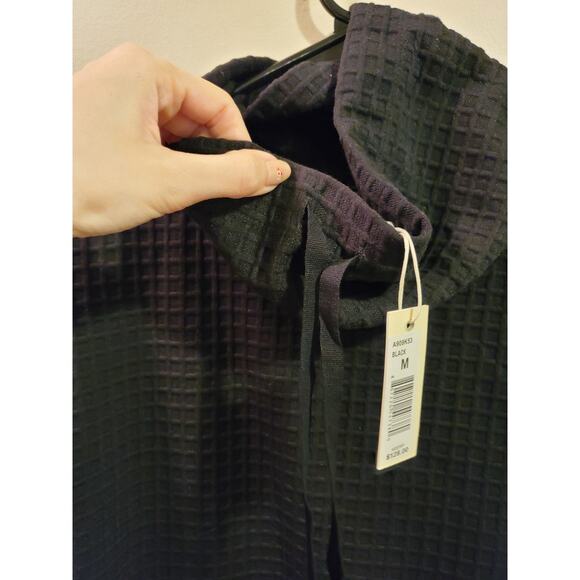 Max Studio Drawstring Cowl Neck Dress in Black - Picture 10 of 10